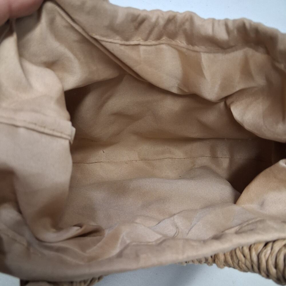 Straw Raffia Cross body purse resort beach summer Hand Bag - Picture 5 of 5